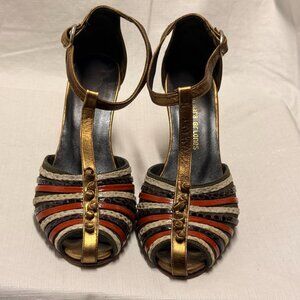Barbara Briones T-Strap Multicolor Size 36